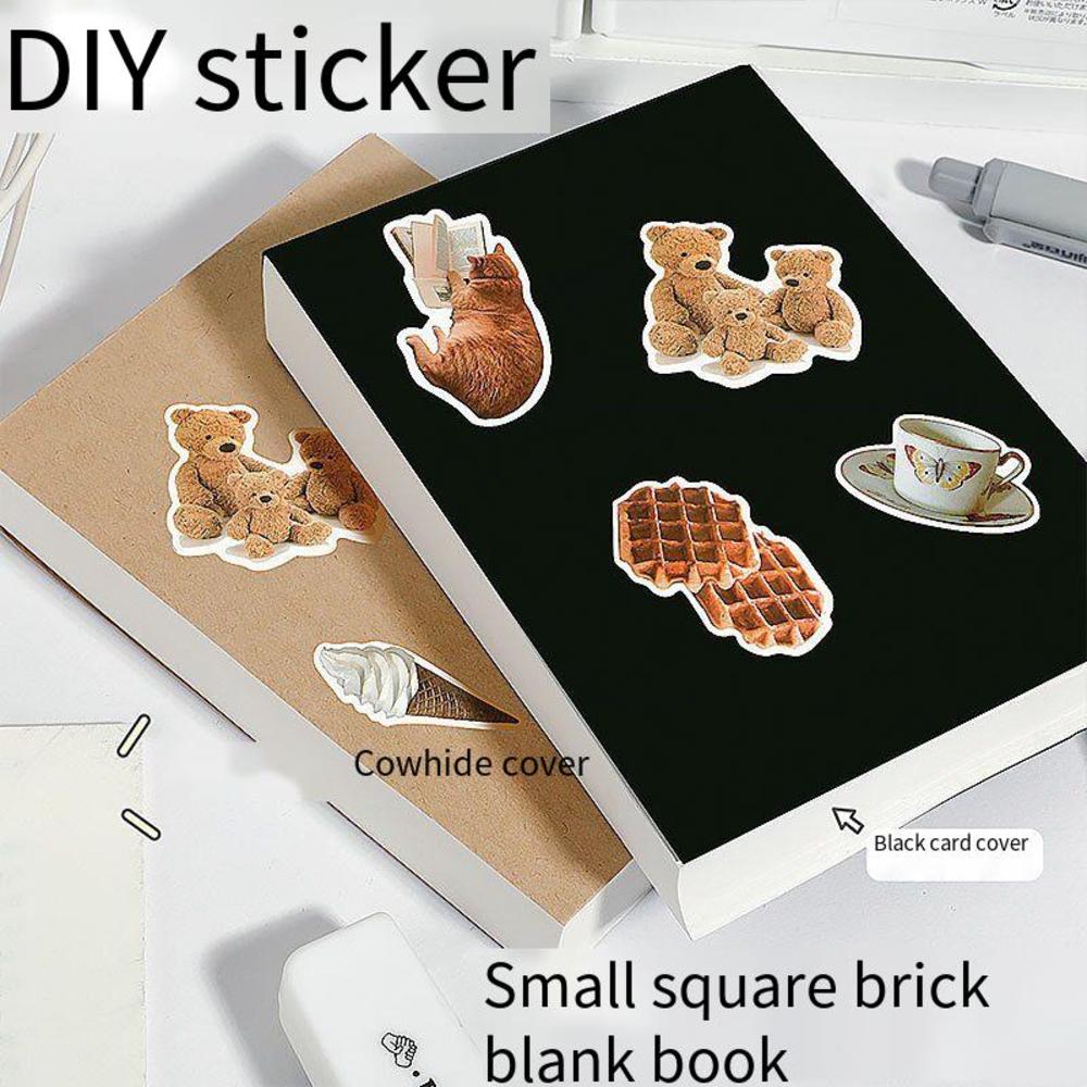 Lightweight Pocket Notebook Plain Graffiti Pad Blank Stationery for Travel Sketching Office