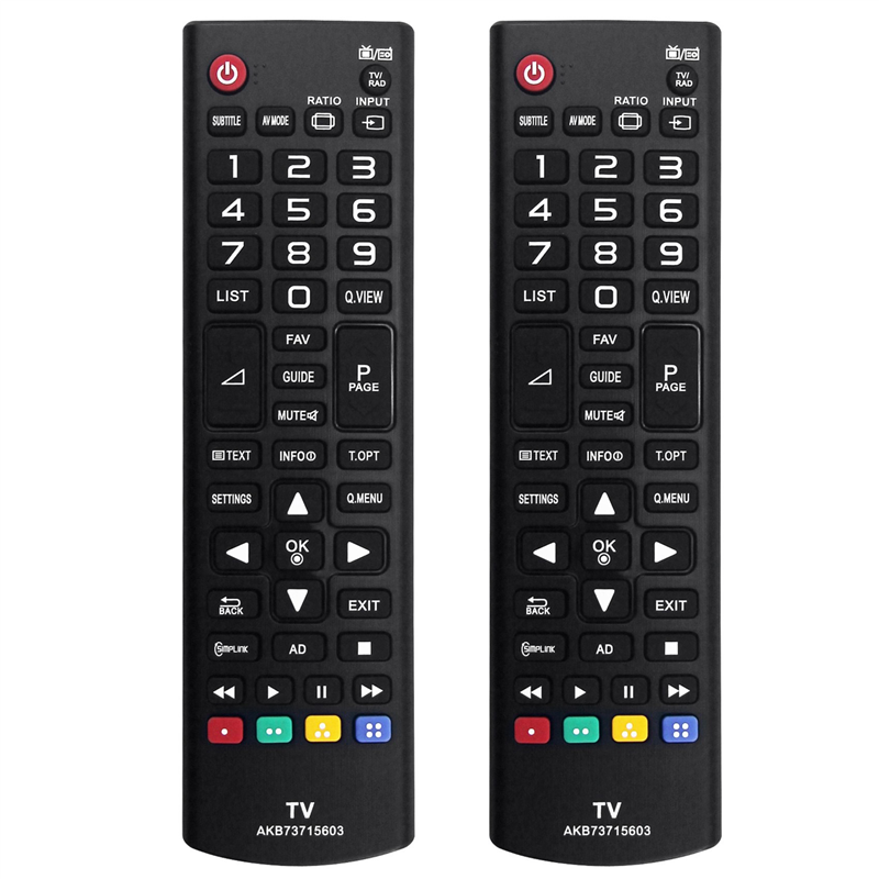 NAMUNY 2X AKB73715603 Universal Remote Control Replace for TV AKB73715603 42PN450B 47LN5400 50Ln5400 50PN450B