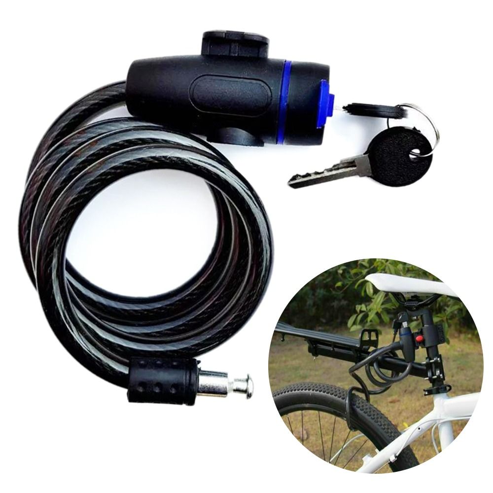 90cm Metal Bicycle Lock Accessories Security Reinforce Bike Chain Lock Anti-Theft with Two key Motorcycle Padlock Lock