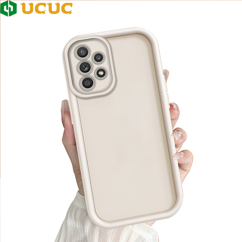 UCUC for Samsung A52 4G 5G A52S 5G Back Cover Cute Cartoon Friend Monster Lens Soft Silicone Phone Cases