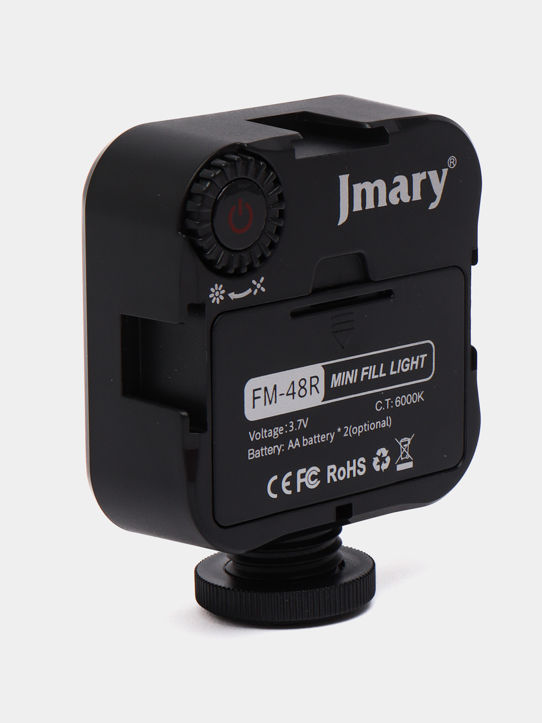 New upgrade more smooth Jmary FM48R Mini Dimmable Interlock LED Video Light Fill Light