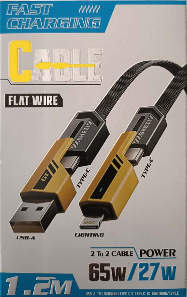 4 In 1 Multi Functional Fast Charging Data Cable