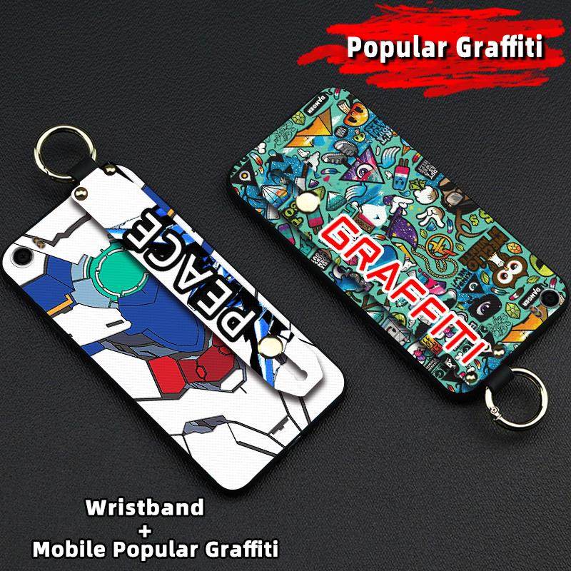 Durable Wrist Strap Phone Case For Xiaomi Mi 8 Wristband Phone Holder Anti-dust ring Cute Dirt-resistant Waterproof