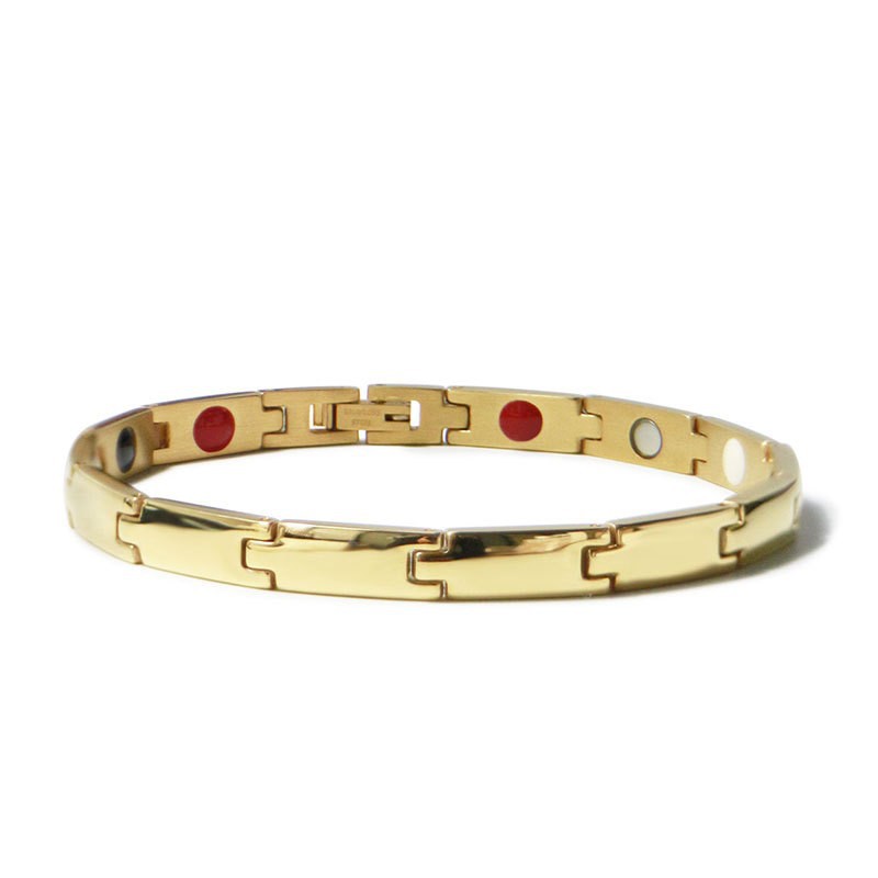 【Mega Sale】Pure Women's Simple Natural Style Trendy Bracelet Men's Stainless Steel Germanium Jewelry Summer Light Silver Bright Color
