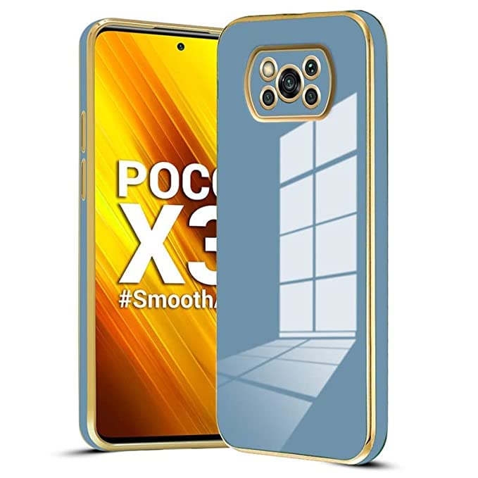 6D Electroplating Chrome Cover for Poco X3 / Poco X3 Pro