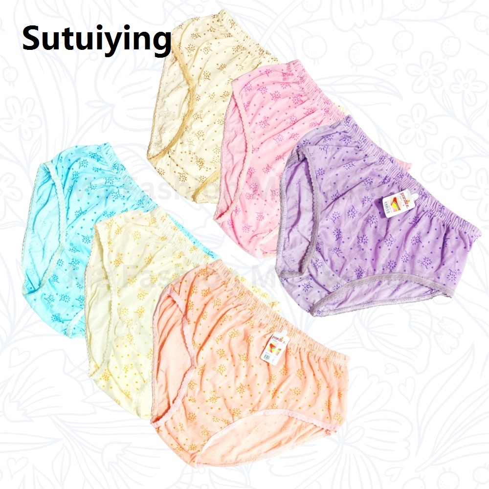 Sutuiying Multi colour Panties for Woman Underwear Cotton Breathable Comfortable Underwear Soft Multi Color Female Panty Lady Comfort Bikini