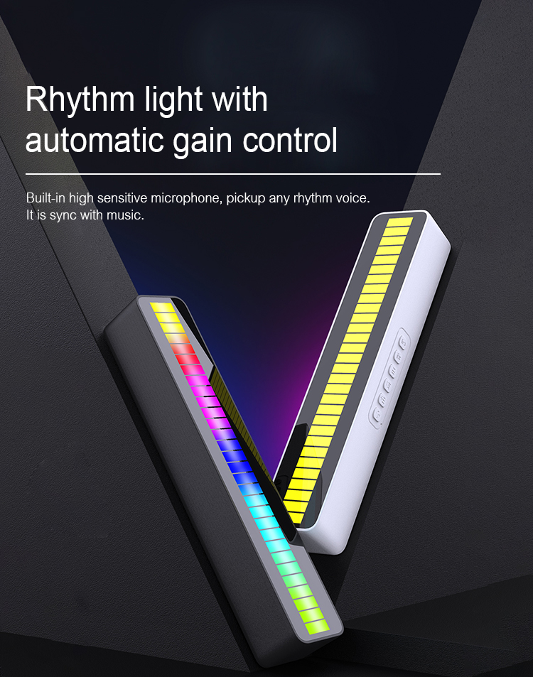 M9 Pickup Speakers Sound Box Mini Rgb Led Rhythm Light Sound BT Atmosphere Light Wireless Speaker