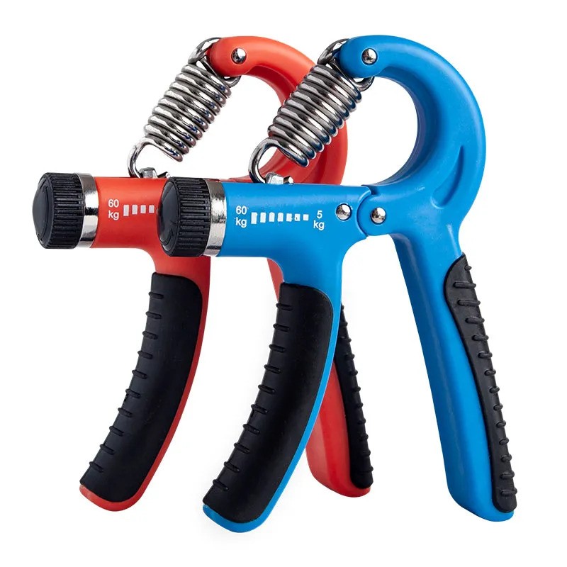 5-60kg Adjustable Hand Grip Strengthener with Stainless Steel Spring for Strong Wrists, Fingers, Forearm, Hands