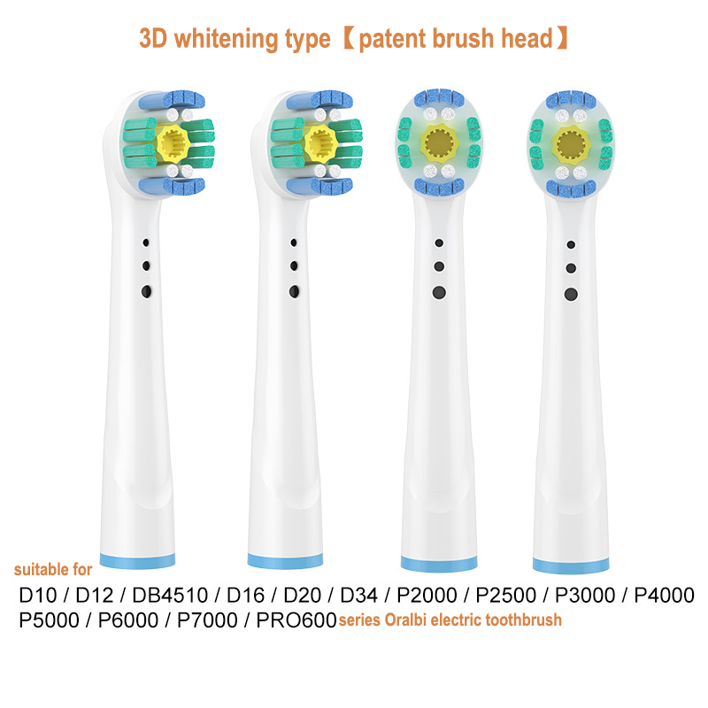 New style 【Special offer】4pcs Electric Toothbrush Head Replaceable Brush Heads For Oral B Electric Advance Pro Health Triumph 3D Excel Vitality Oral B