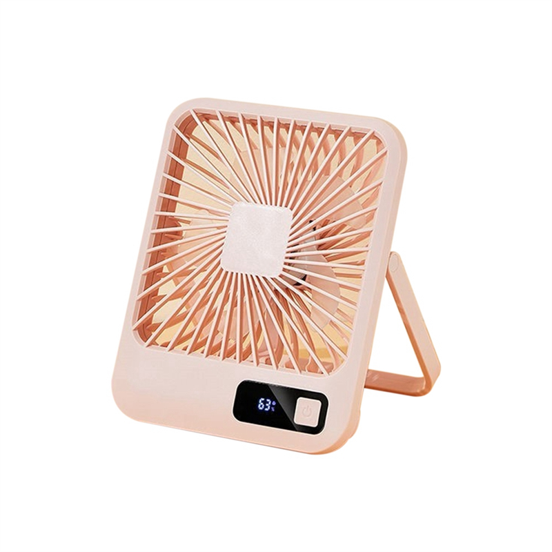 Desktop Small Fan Multi-Power Office Thin and Charging Model Pink