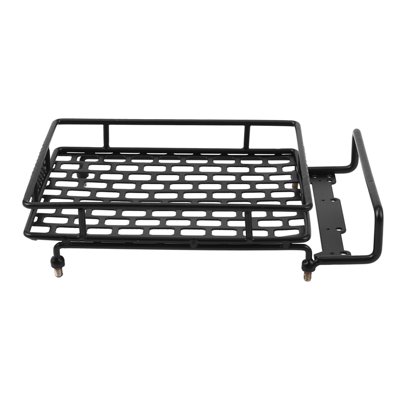3X Roof Luggage Rack LED Light Bar for CC01 Axial SCX10 Aluminum Alloy Luggage Rack Car Roof Rack