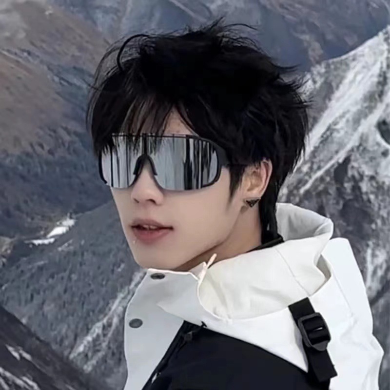 Sunglasses, women's cycling glasses, outdoor sports, mountaineering, running, UV protection, windproof, men's sun eyes