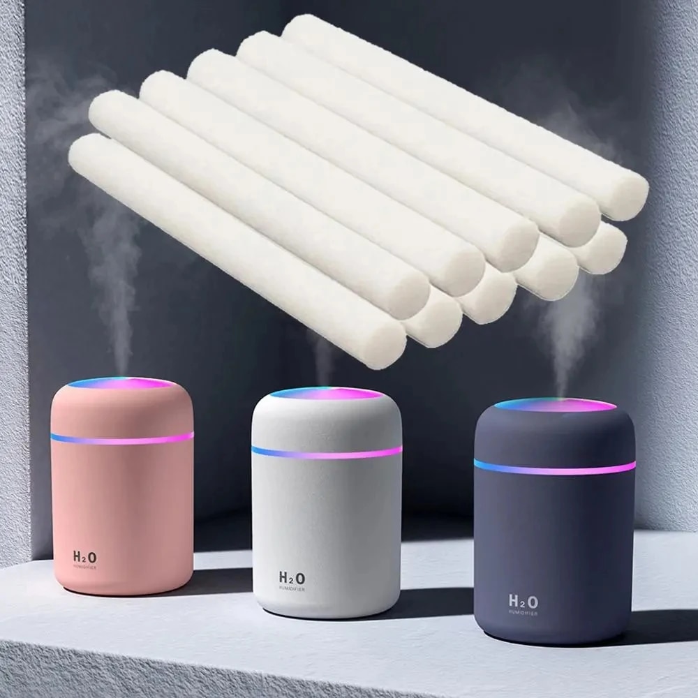 1pc Portable 300ml Ultrasonic Air Humidifier With Colorful LED Night Light Home Aroma Diffuser For Car Office Room Bedroom