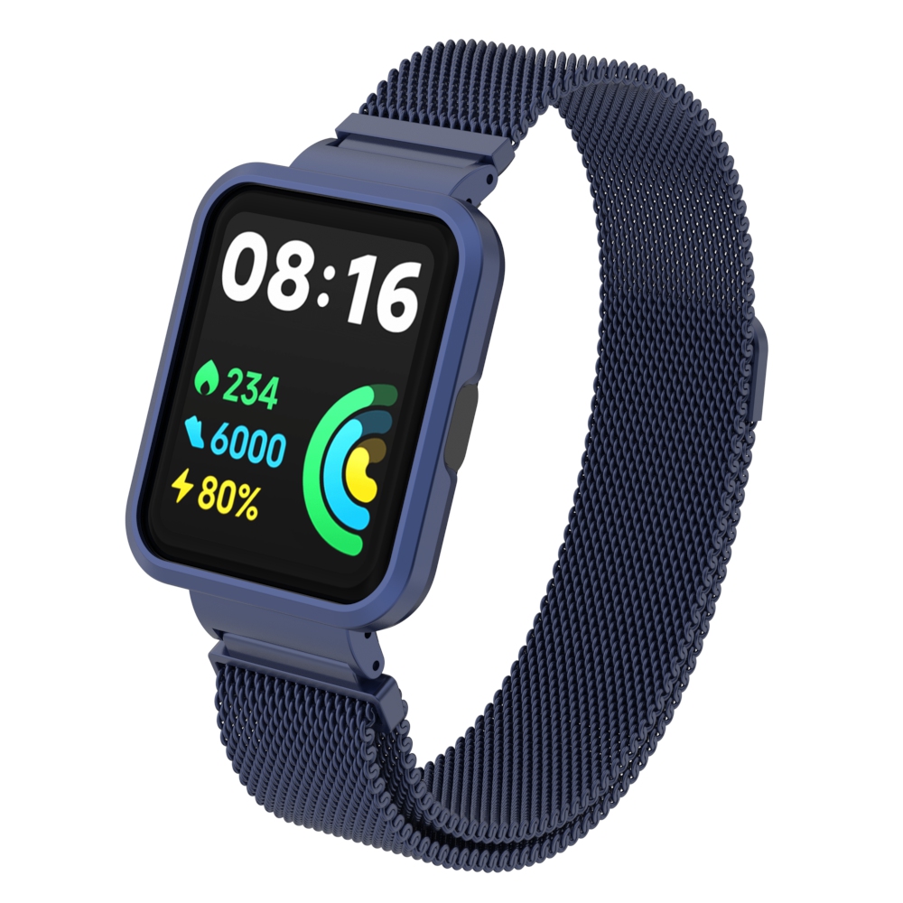 Milanese Strap For Xiaomi Mi Watch Lite Smart Watch Metal Frame Protector Case Bracelet Watchband For Redmi Watch 2 Lite Correa Bles Online DZ-30A-08