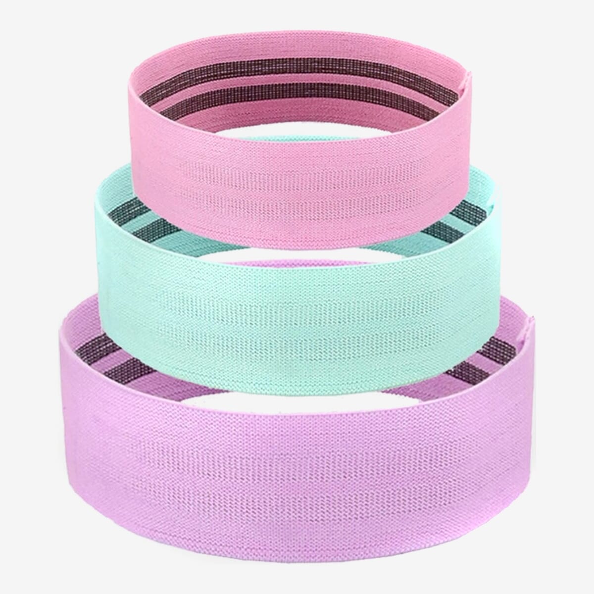 Anti Slip Hip Resistance Band For Home Workout- Set Of 3