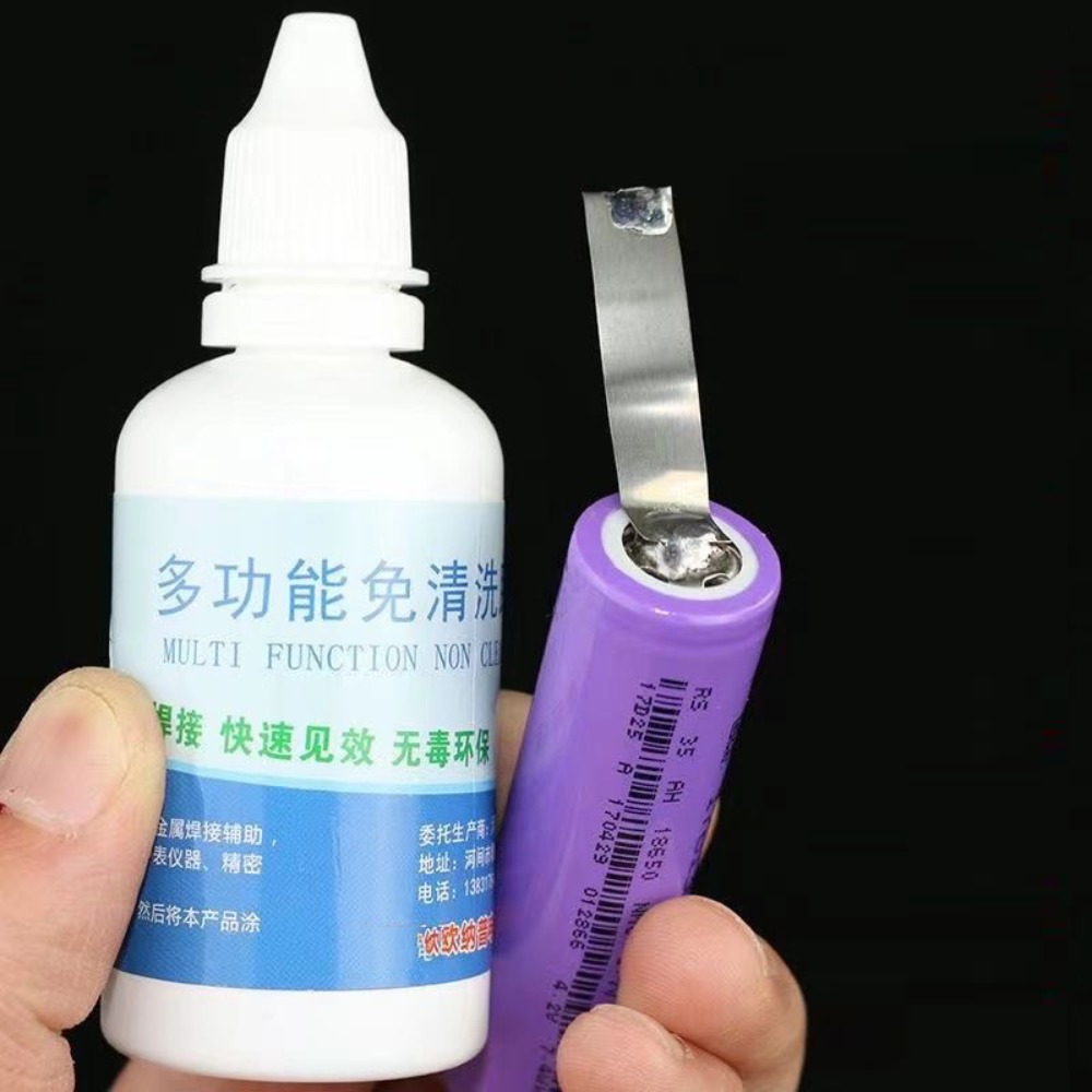 Durable 50ml Stainless Steel Flux Battery Electrode Soldering Quick Repair Strong Solder Flux Soldering Flux Liquid Metal Soldering Assistance
