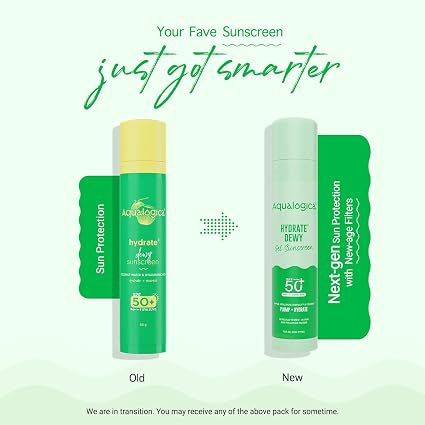 Aqualogica Hydrate+ Dewy SPF 50+ Sunscreen with Coconut water & Hyaluronic Acid 50g