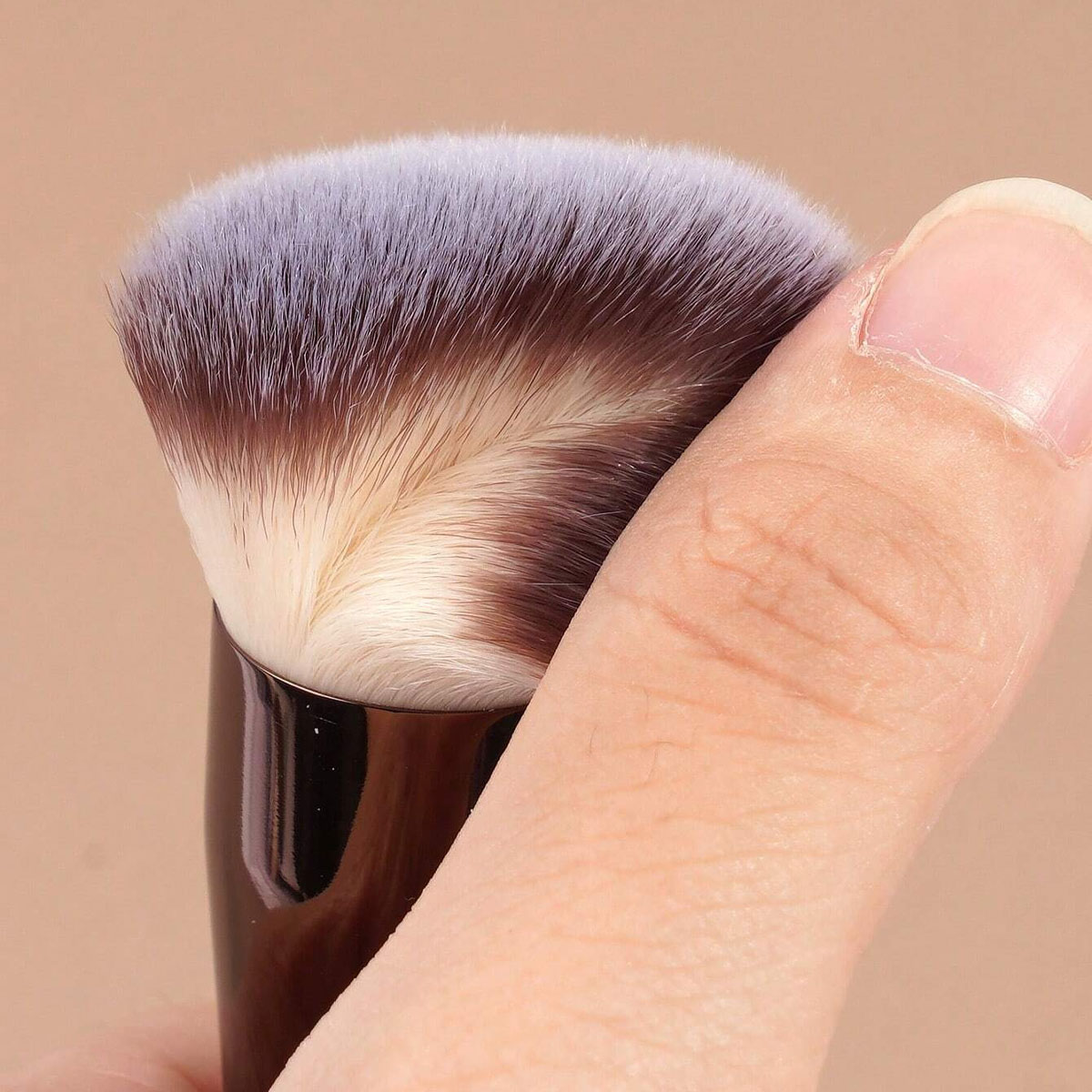 Snowboard tools are soft, brush highlighter brush double head long 1Pc professional aluminum tube makeup brush, contour fiber makeup and