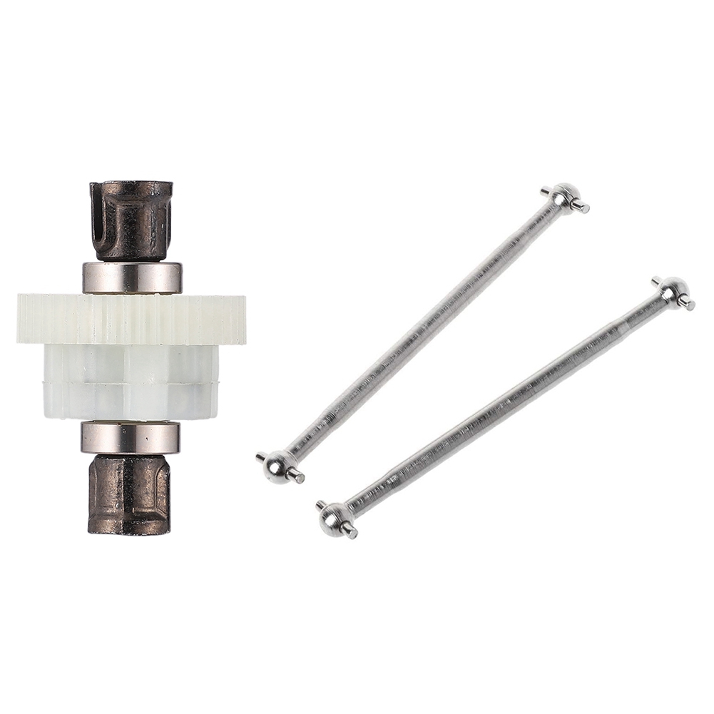 NAMUNY 1 Pcs RC Car Differential Mechanism & 2 Pcs Repair Spare Parts Transmission Shaft