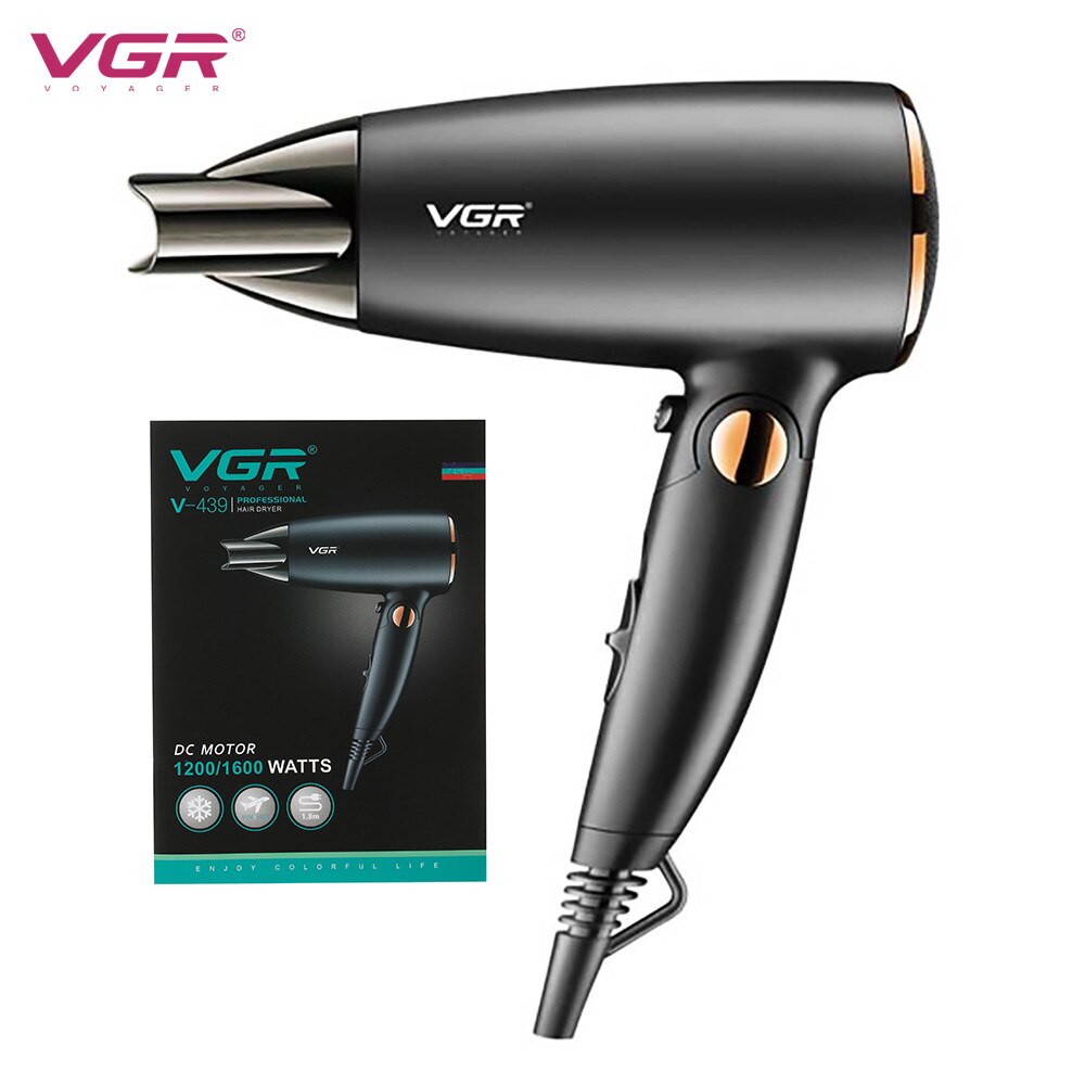 VGR V-439 Thermostatic Hair Care Hair Dryer Portable Hair Dryer