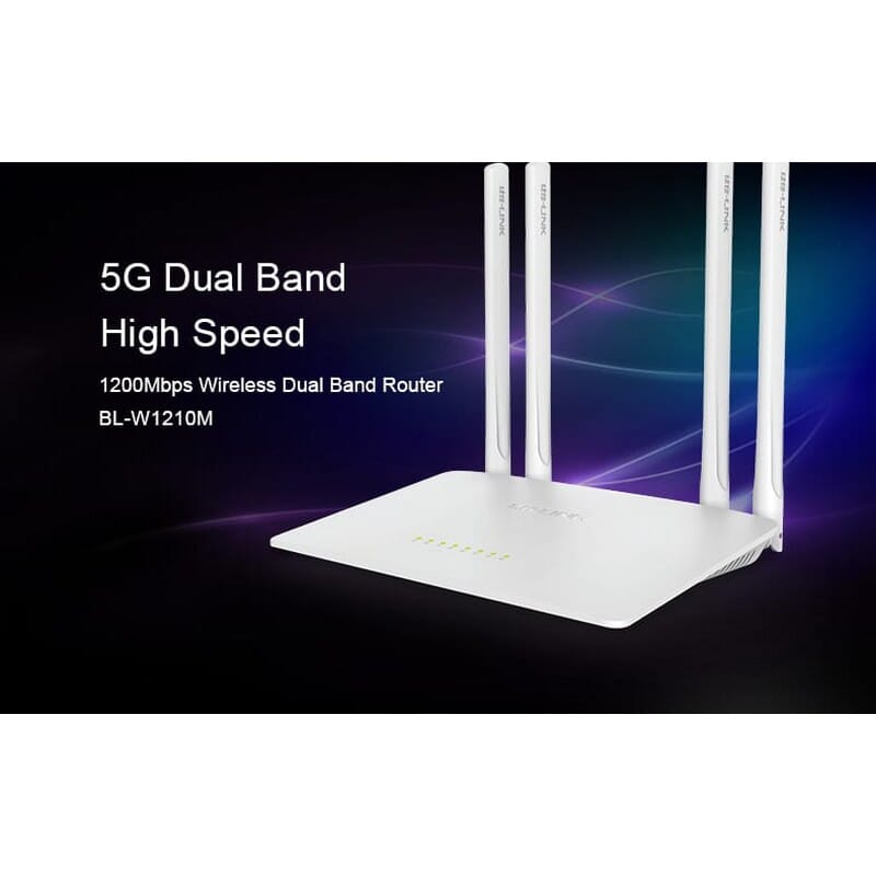 LB Link Dual Band 5G Router 1200MBPS BL-W1210M