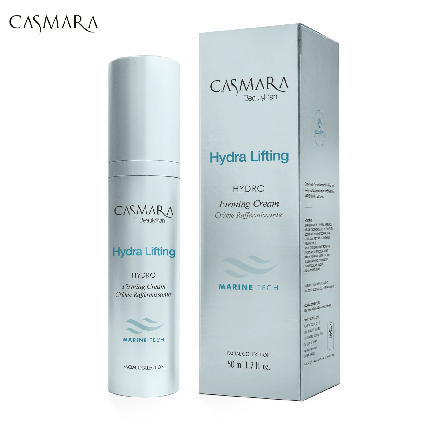 Casmara Hydra Lifting Cream 50ML Marine Tech Facial Collection Firming Cream