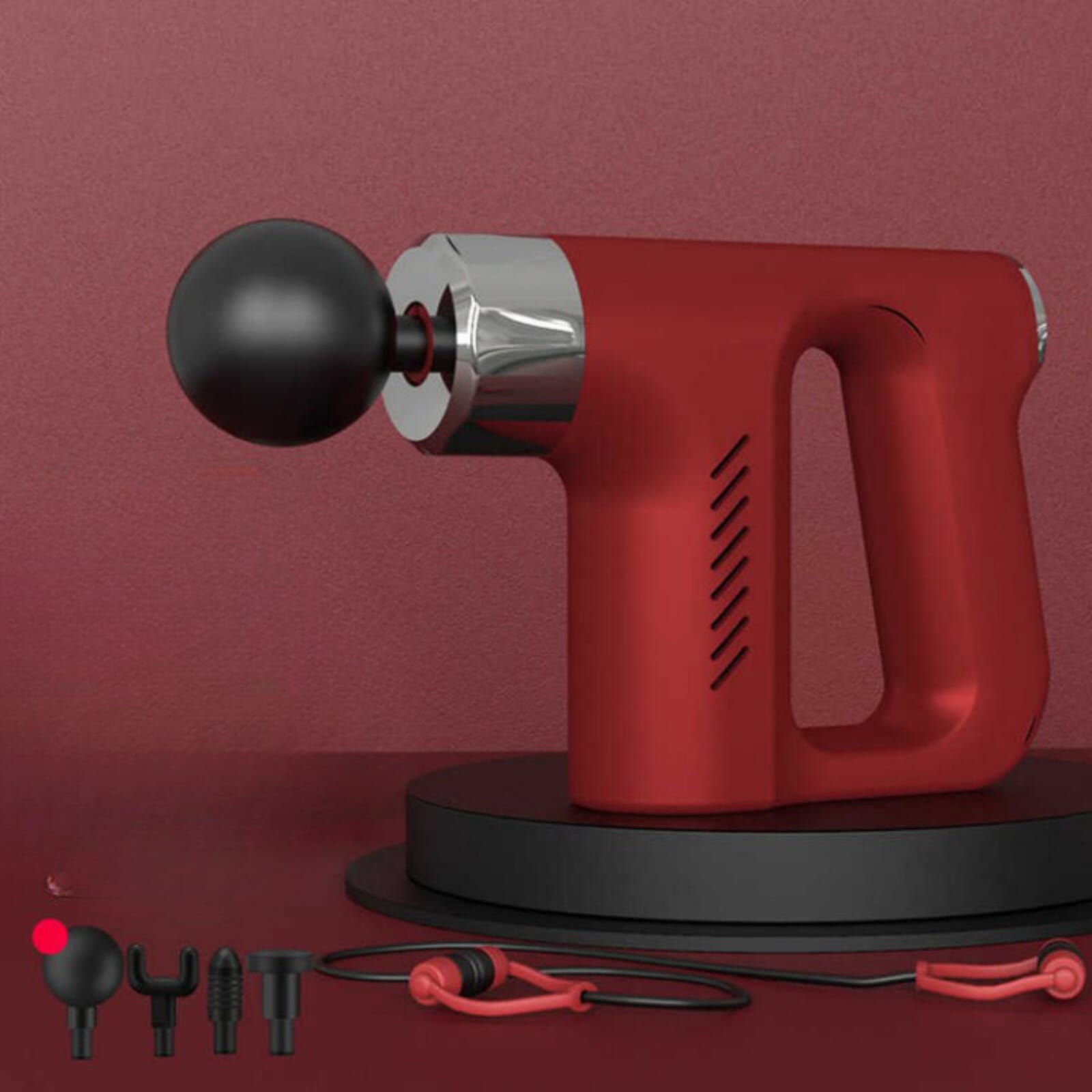 740 Fascial Gun Massager Myofascial Physiotherapy Device Rechargeable Electric Massager Mini Fascia Gun