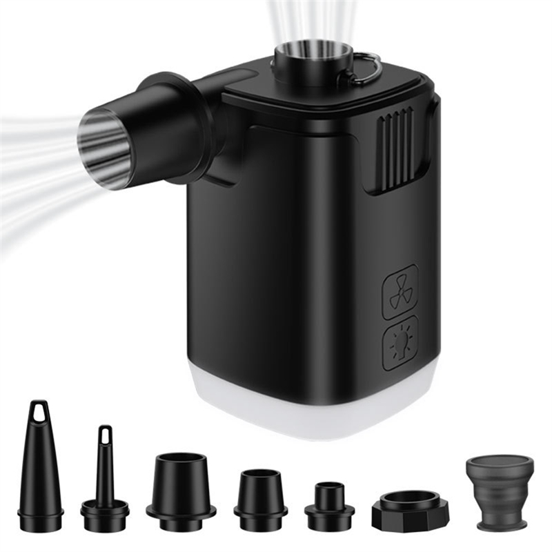 JAERBEE Portable Mini Air Pump for Inflatables:Build in 4000MAh Battery Rechargeable, 2 Inflation Mode Stronger/Normal