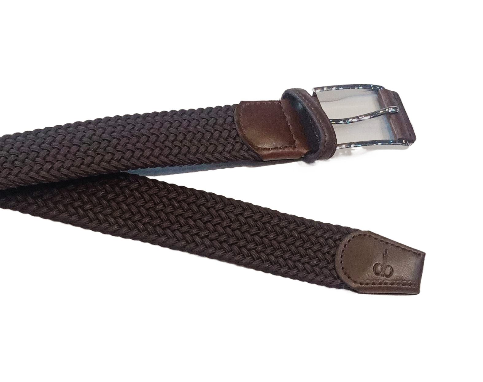 Dirk And Brown | Men’s Premium Textured Leather Belt - Stylish Braided Design Casual & Smart Wear Waist Belt for Men