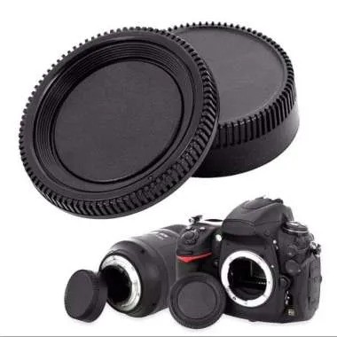 Front Body Cap Rear Lens Cap For Nikon D3100 D3200 D3300 D3400 D3500