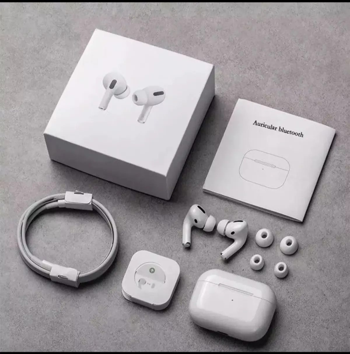 Vylon Airpods_Pro_ANC High Bass Sound Quality Wireless Earbuds Bluetooth 5.0 Pop-Up Feature Compatible with All Devices, - image 1
