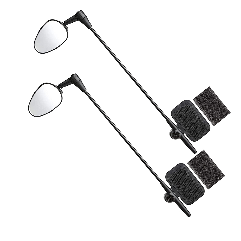 NAMUNY 2 Pack Bike Helmet Mirror, 360 Degree Adjustable Bicycle Rear View Mirror Bike Mirror for Cycling
