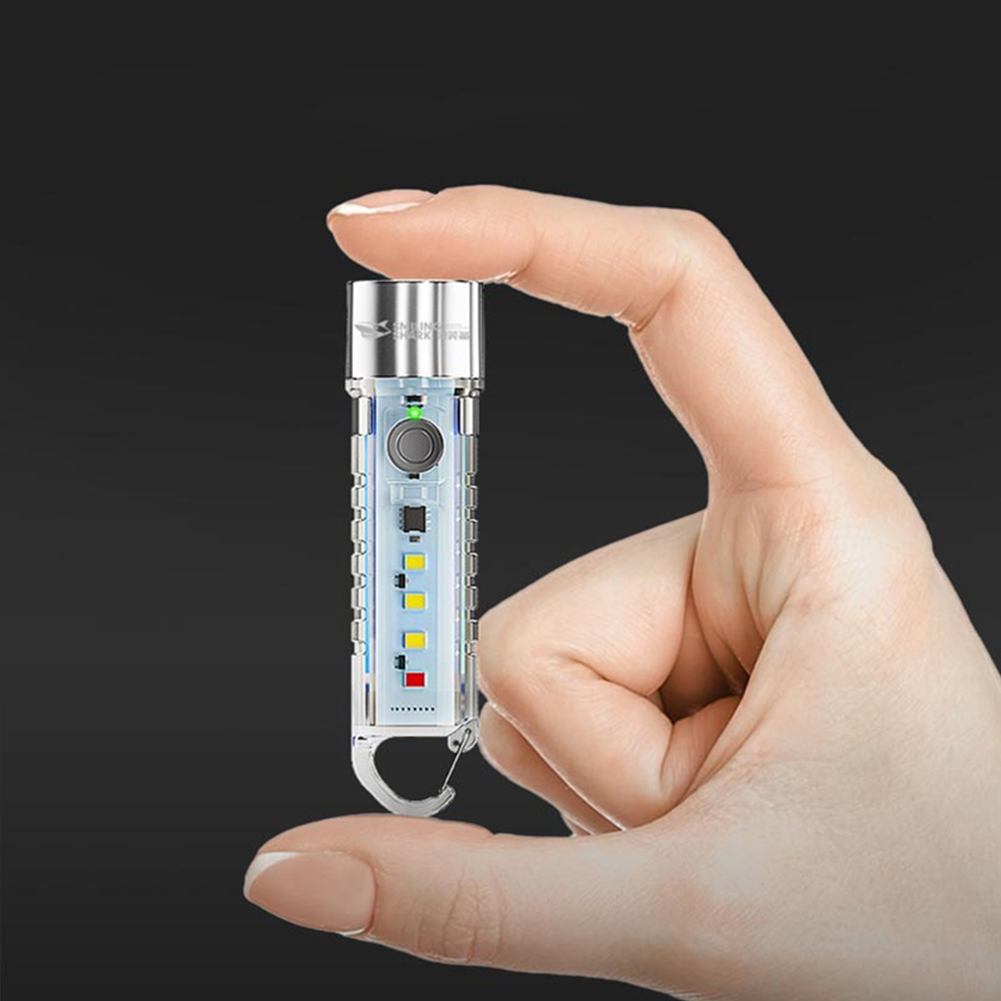 Fifty percent discount LED SMD Mini Flashlight Rechargeable Handheld Flashlight with Clip Portable EDC Flashlight for Outdoor Camping Hiking Emergency