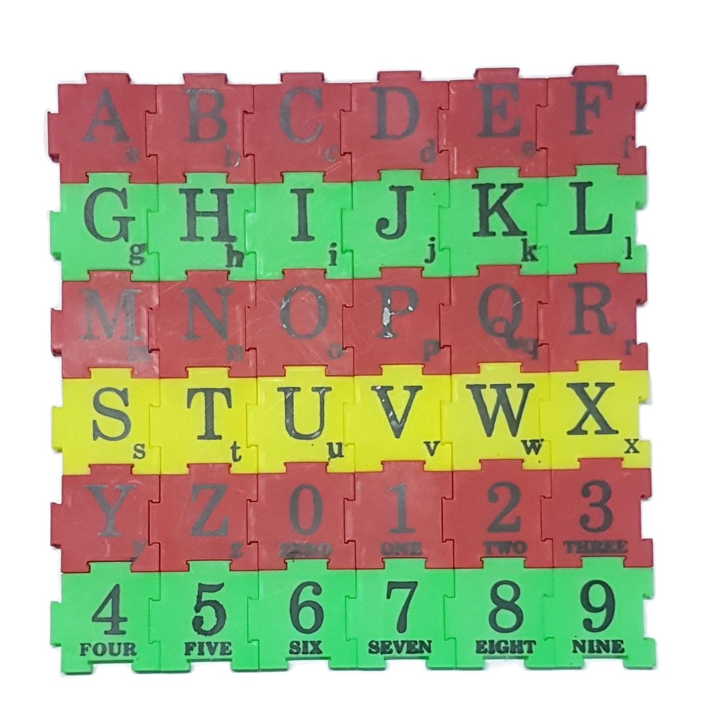 Alphabet Plastic Jigsaw Puzzle-36pcs