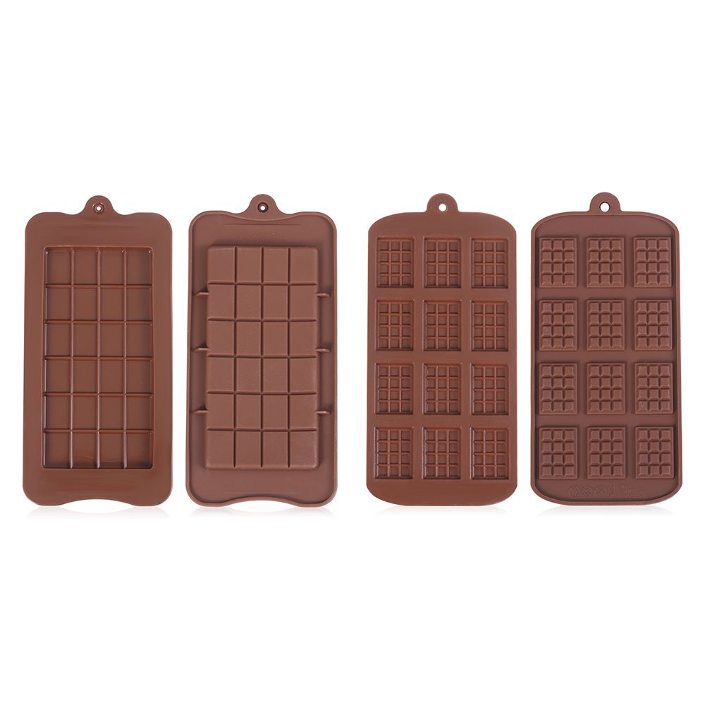 Ice Mold Baking Tools Bakeware Chocolate Bars Mold Cake Decorating Silicone Mould Waffle Molds