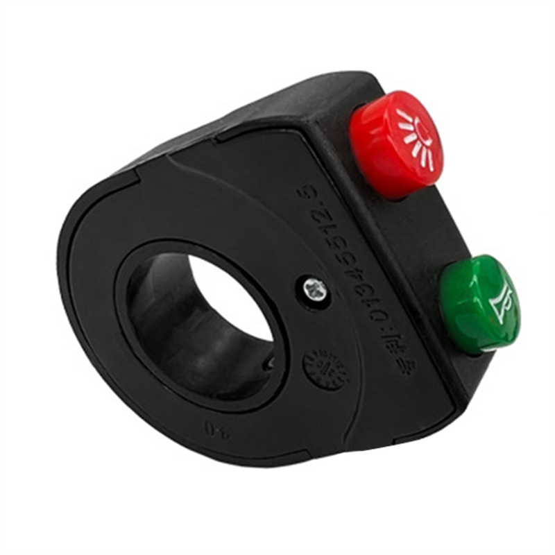 Electric Bicycle Switch Handlebar Headlight Horn Switch Throttle on OFF Button 12V for Scooters Ebike Accessories