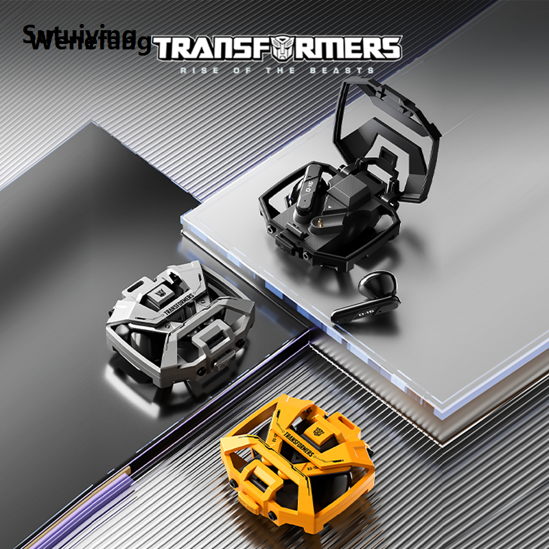 Wenefang Sutuiying Choice Transformers TF-T32 Wireless Bluetooth 5.4 Earphones Long Luxury Fashion Endurance Low Latency Gaming Headphones In-Ear Design Earbuds