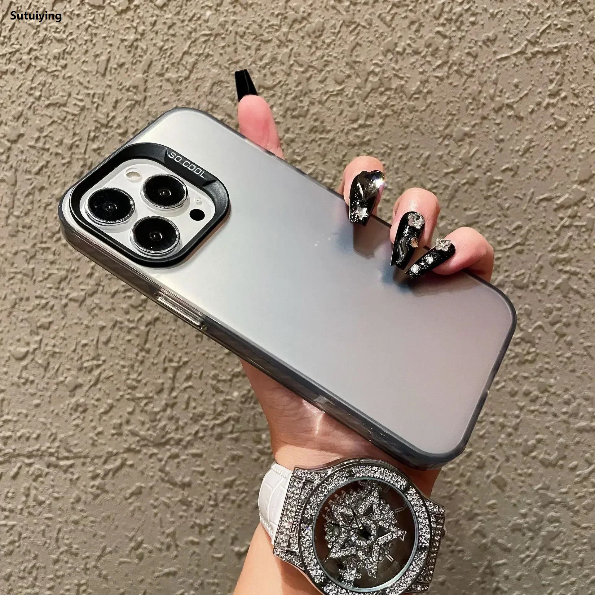 Sutuiying U.S. dollar Phone Case For iPhone 16 15 14 13 12 11 mini Pro Max 2025 X XR XS MAX 8 7 Plus Anti Fall Matte Back Cover Luxury Shell