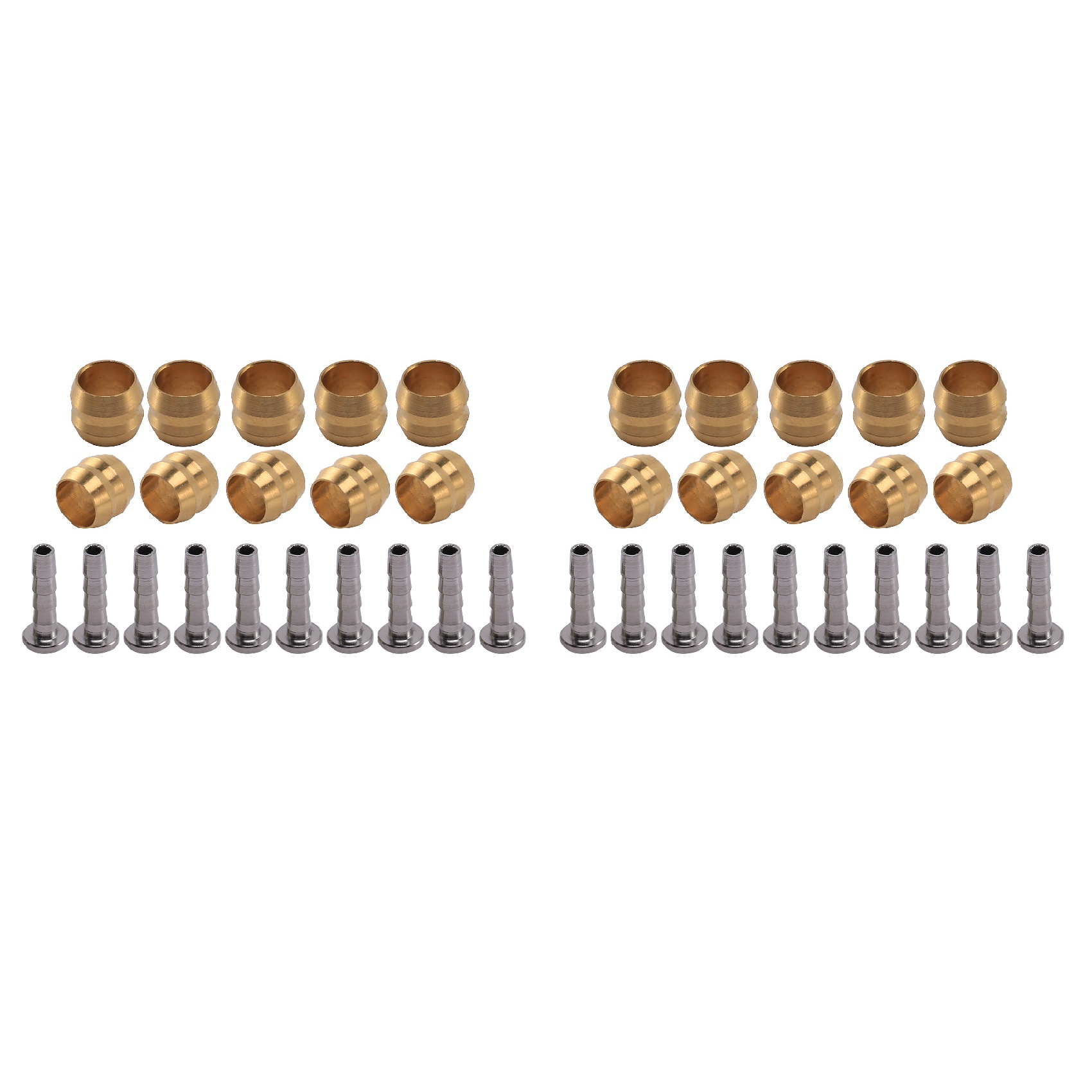 FORIDE 50 Set Hydraulic Disc Brake Hose Mountain Bike Bicycle Olive Connector Insert for BH90 Replacement Part