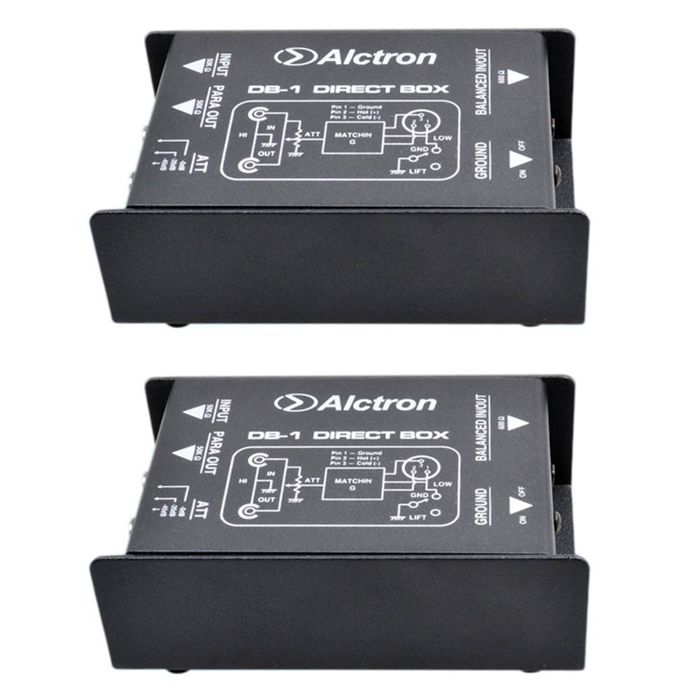 JINMY 2X DB-1 Single Passive Impedance Converter DIBOX Front Stage Effector DI Box