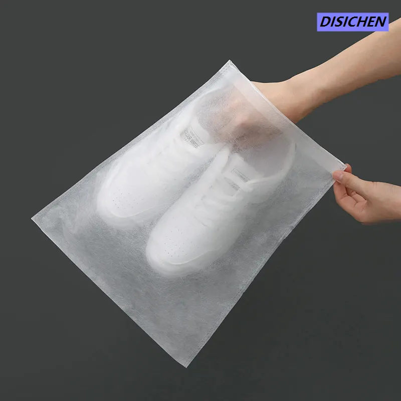DISICHEN 【Online】 5Pcs Shoe Storage Bag Pull Cord Bag Dust And YellowResistant Shoe Bag Reusable Outdoor Travel Portable Bag jingu