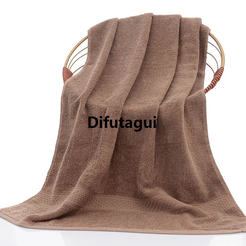 Difutagui [HOT] Thicken 100% Cotton Super Absorbent Thick Towel 2025 Bath Towel Soft Towel Comfortable Beach Bath Towel