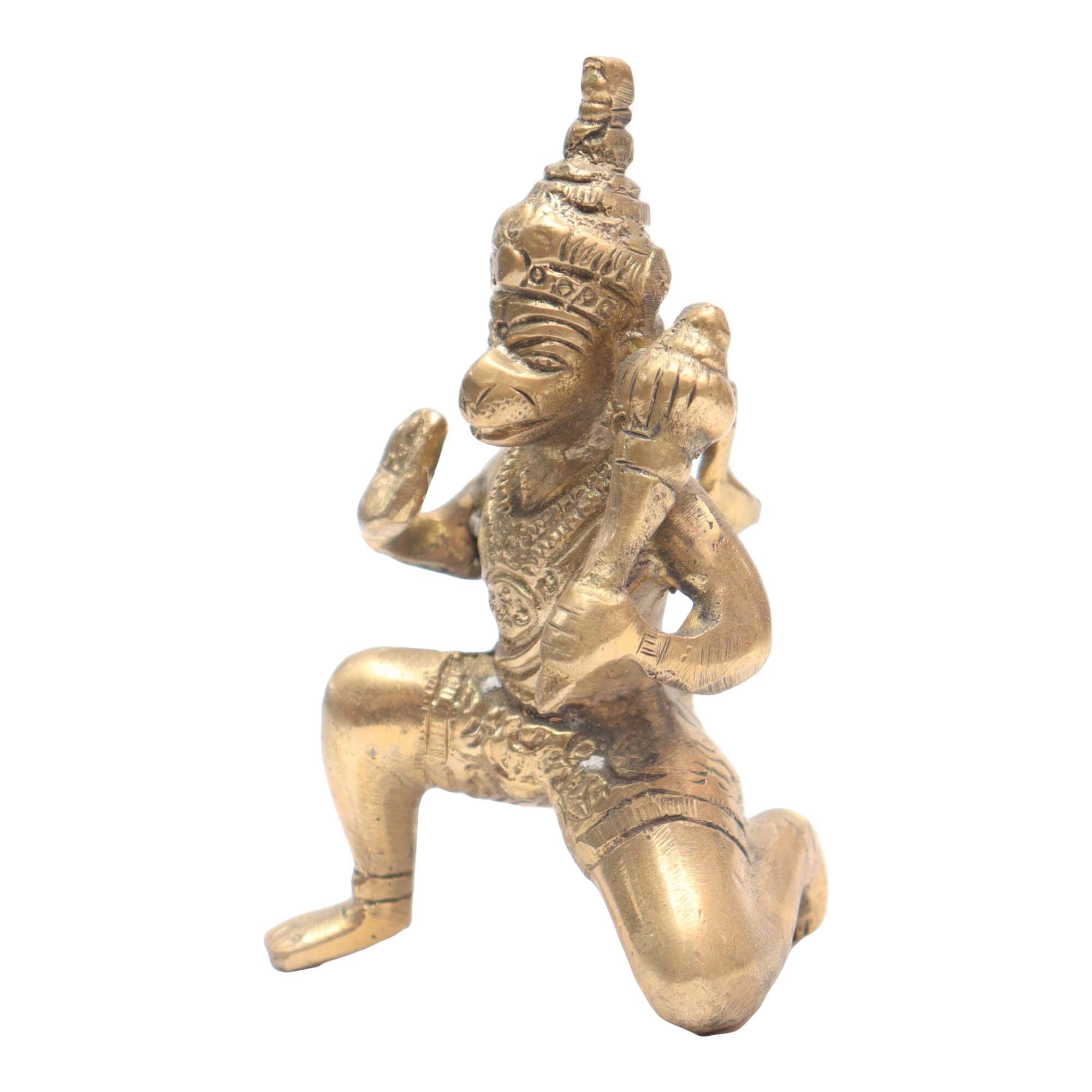 Lord Hunuman Statue 4Inch Workship Idol Murti 345Gram