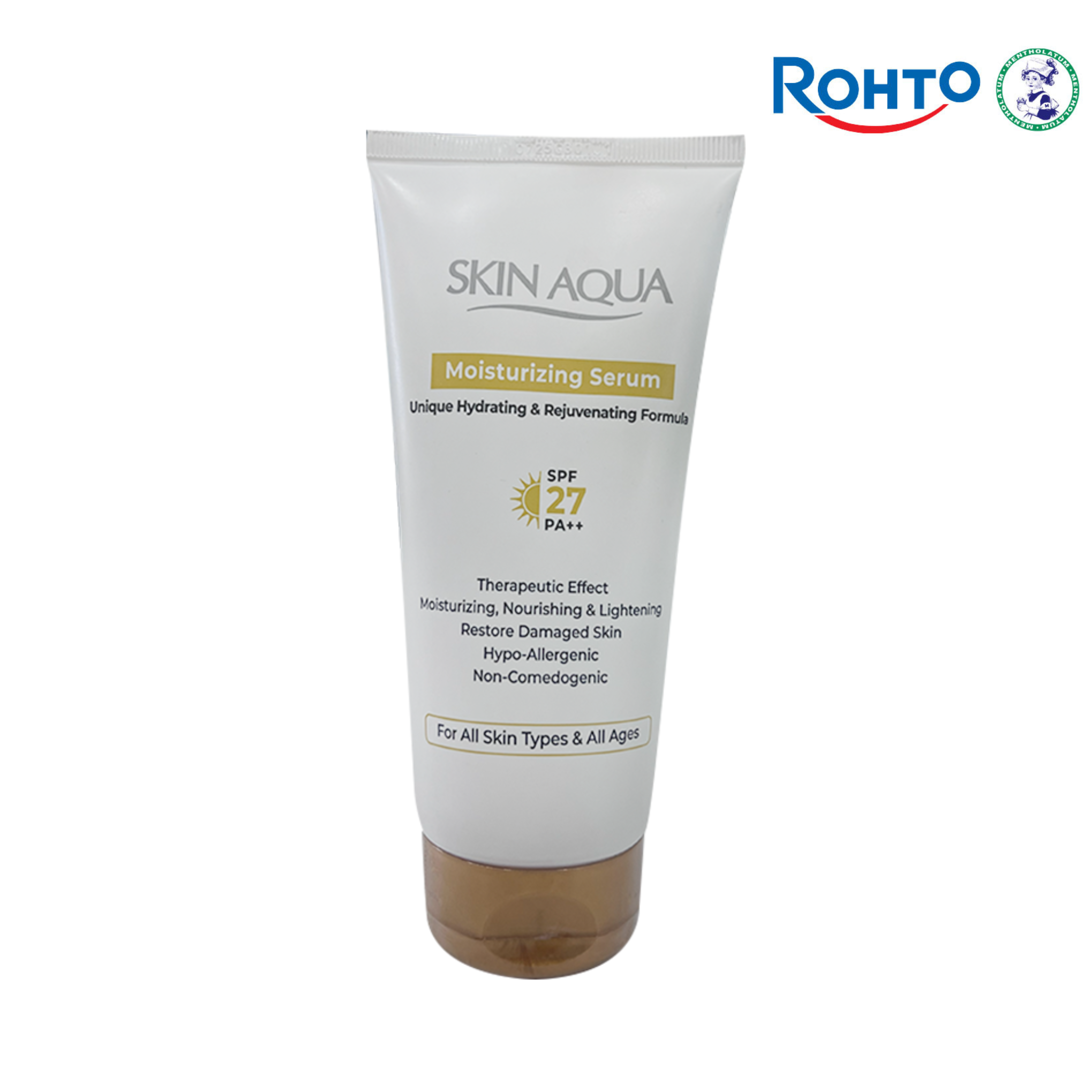Rohto Mentholatum Sunplay Skin Aqua Moisturizing Serum with Sun Protection for Hydration and Defense SPF 27 PA++ 75g