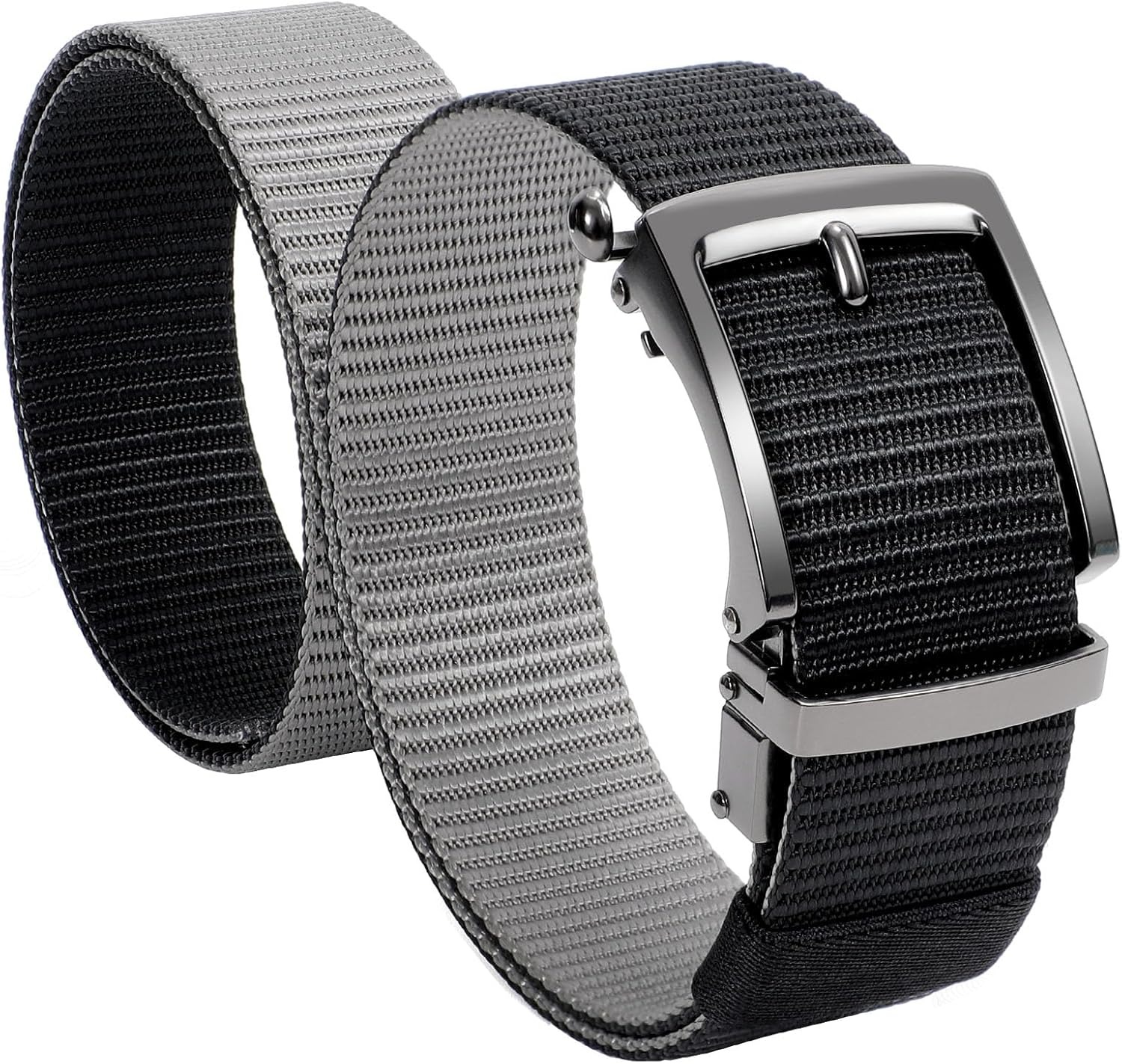 Ratchet Men's Belt, Quick Release Leather Belt, 2-in-1 Reversible Belt for Men Casual & Dress