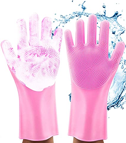 Magic Silicone Dishwashing Gloves Kitchen Tool
