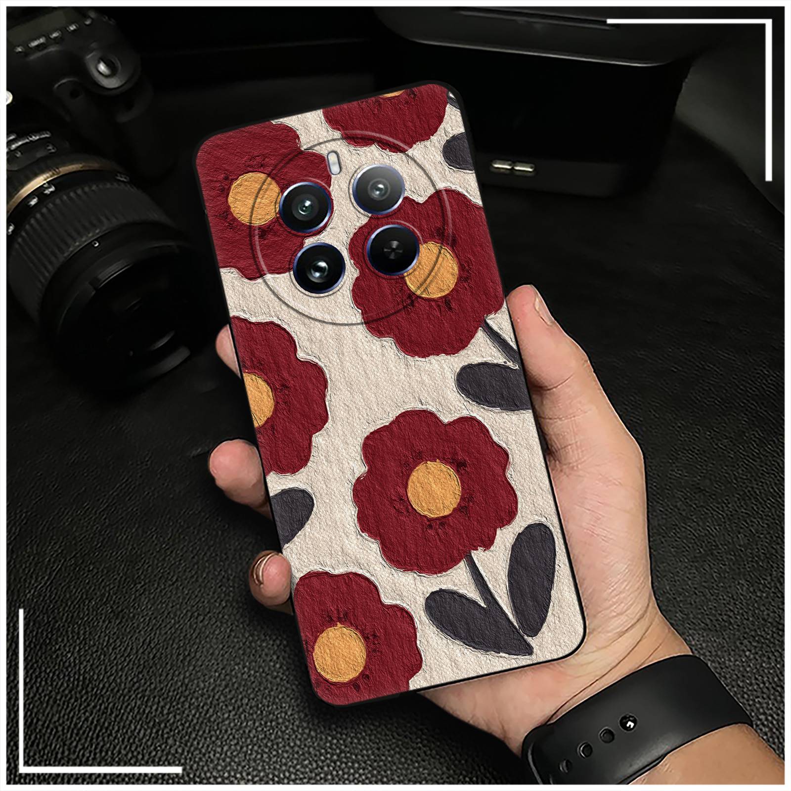 Shockproof Silicone Phone Case For Realme12+ 5G/12Plus/P1/Narzo70/70Pro Phone Pouch Cute Protective Fashion Design TPU