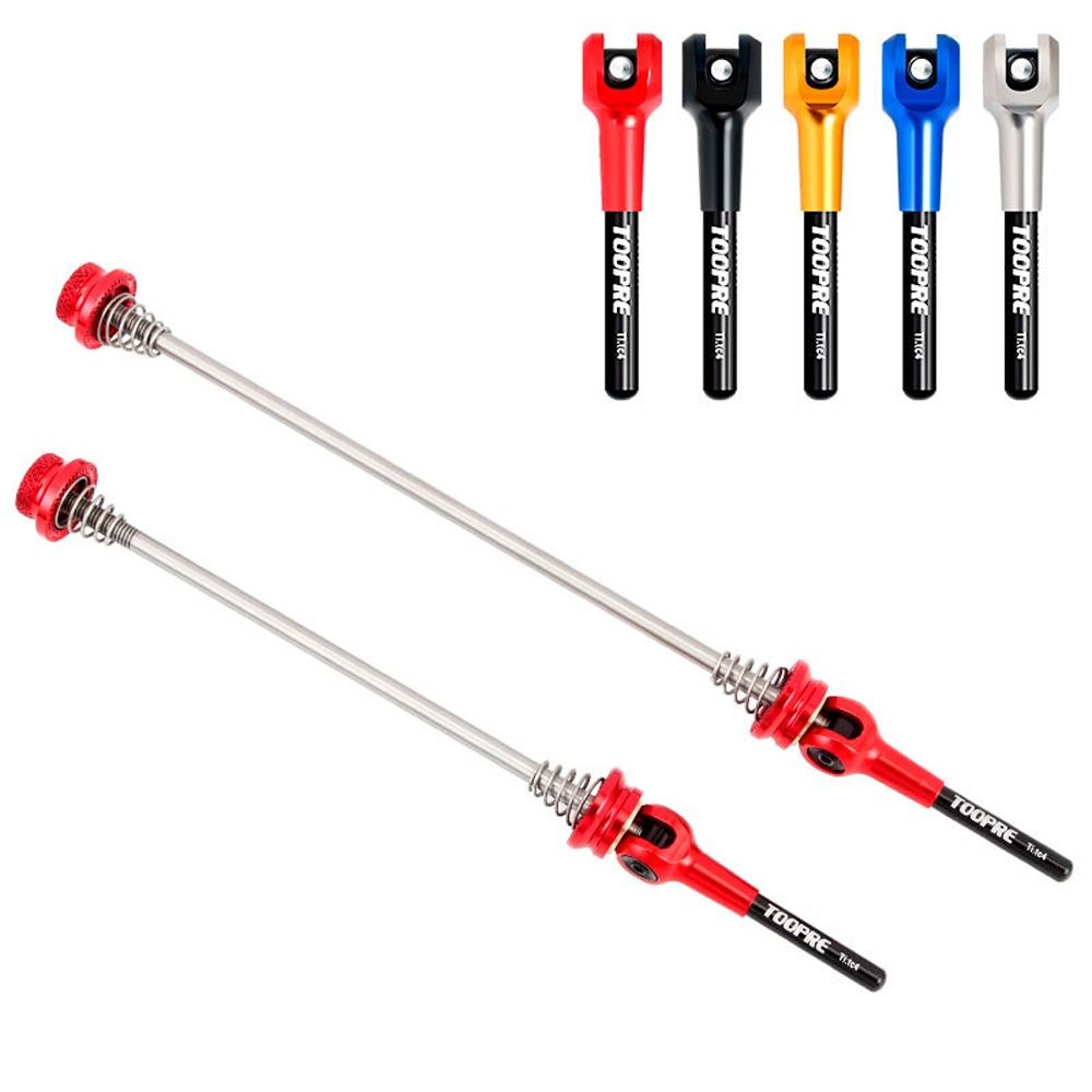 Lightweight Quick Skewers MTB Road Bike Ti Titanium Axle Bicycle Quick Release Skewer Wheel Tire Lever Wheel Hub Skewer