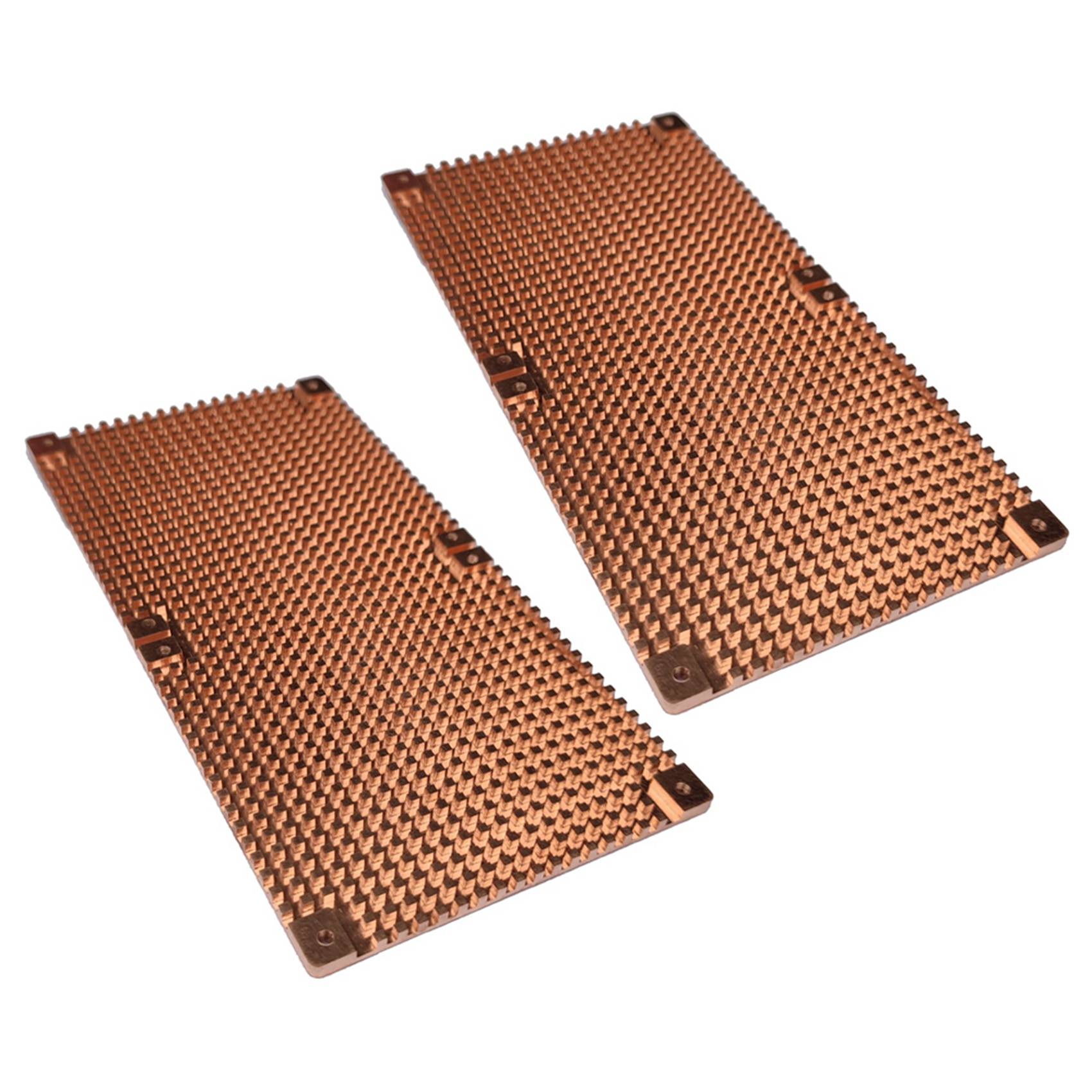2X for 3060 3080 3090 Backplane Pure Copper Heat Sink Graphics Card Memory Auxiliary Radiator 90X180MM(5mm)
