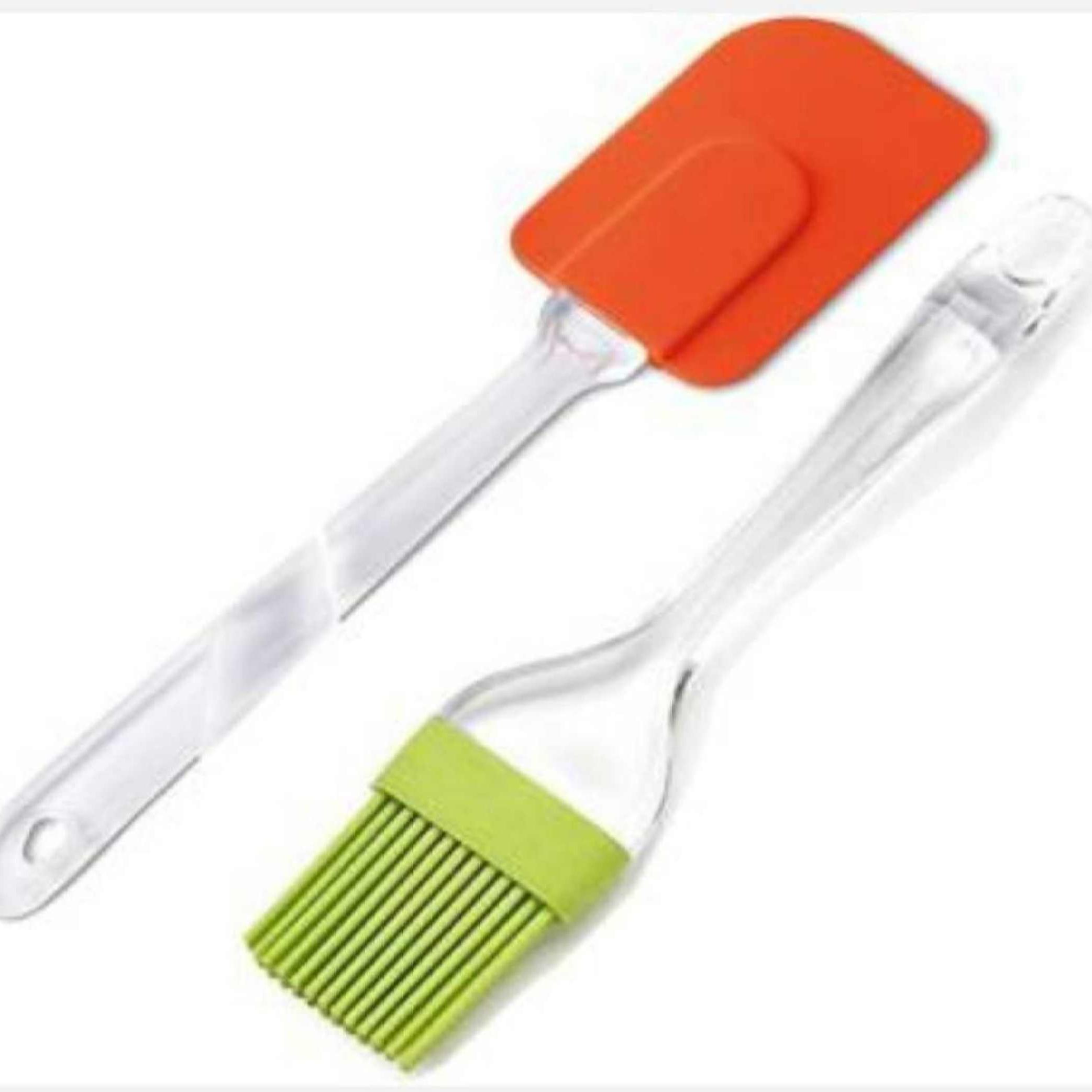Oil Brush And Spatula Set For Baking* Color may vary)
